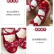 Sheep Puff Vintage Polka Dot Platform Shoes(Reservation/4 Colours/Full Payment Without Shipping)